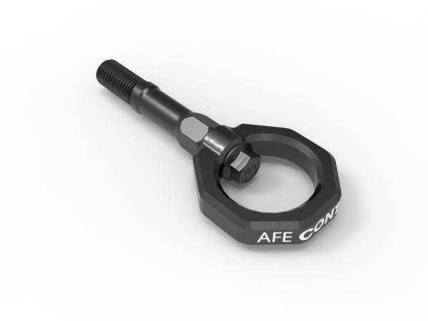 aFe - aFe CONTROL Rear Tow Hook Chevrolet Corvette (C8) 20-25 V8-6.2L- Gray 450-401015-G
