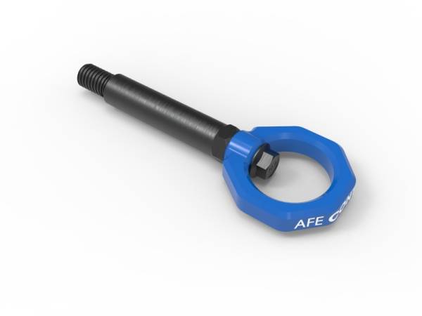 aFe - aFe Control Rear Tow Hook Blue BMW F-Chassis 2/3/4/M 450-502002-L