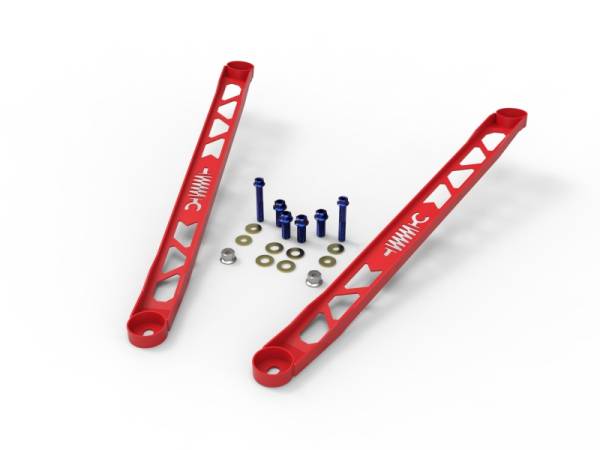 aFe - aFe CONTROL 304 Stainless Steel Front Suspension Strut Brace Red - Toyota GR Supra (A90) 20-21 450-721003-R