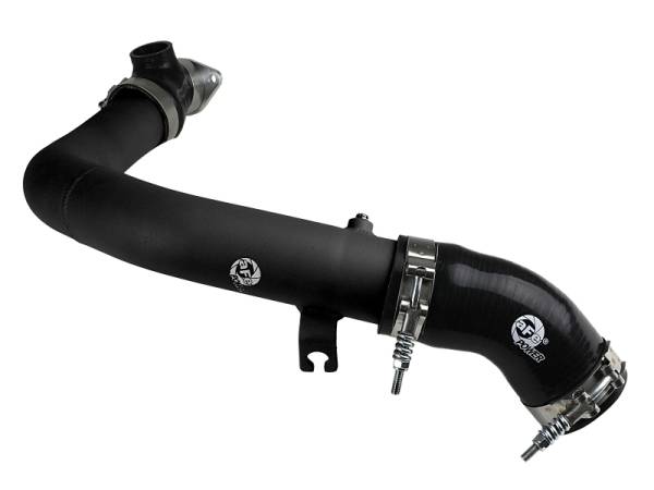 aFe - aFe BladeRunner 2.5in Aluminum Hot Side Charge Pipe 15-20 Subaru WRX 2.0T - Black 46-20378-B