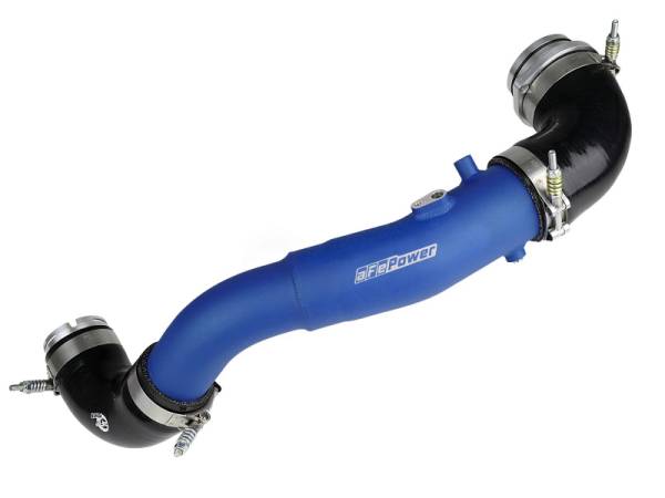aFe - aFe 20-21 BMW Z4 M40i (G29) L6-3.0L (t) B58 BladeRunner 2-1/2in to 3in Hot-Side Charge Pipe - Blue 46-20408-L