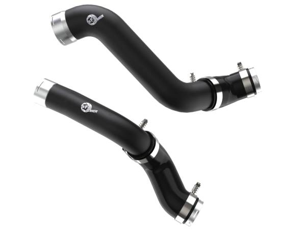 aFe - aFe BladeRunner Black Intercooler Hot & Cold Side Tubes Combo 19-20 GM Trucks 1500 L4-2.7L (t) 46-20424-B