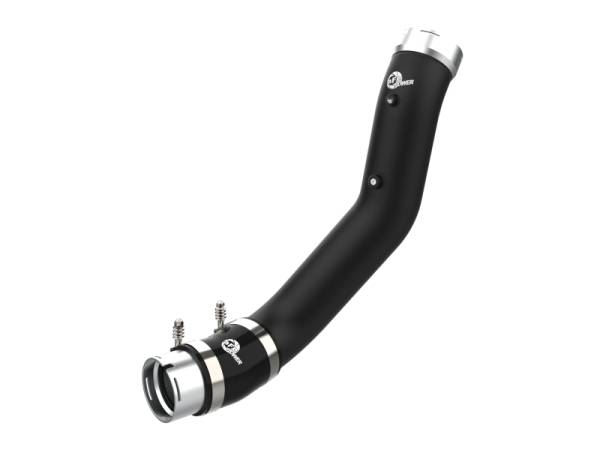 aFe - aFe 20-23 GM Diesel Trucks V8 6.6L L5P BladeRunner 3.5in Aluminum Cold Charge Pipe - Black 46-20449-B