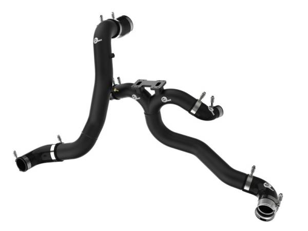 aFe - AFE 18-22 Kia Stinger V6-3.3L BladeRunner Alum Hot/Cold Charge Pipe Kit Black 46-20504-B