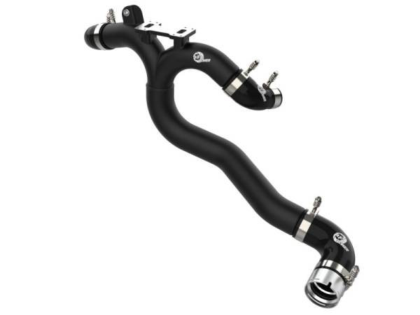 aFe - aFe Kia Stinger 18-22 V6-3.3L (tt) BladeRunner Hot Charge Pipe- Black 46-20508-B