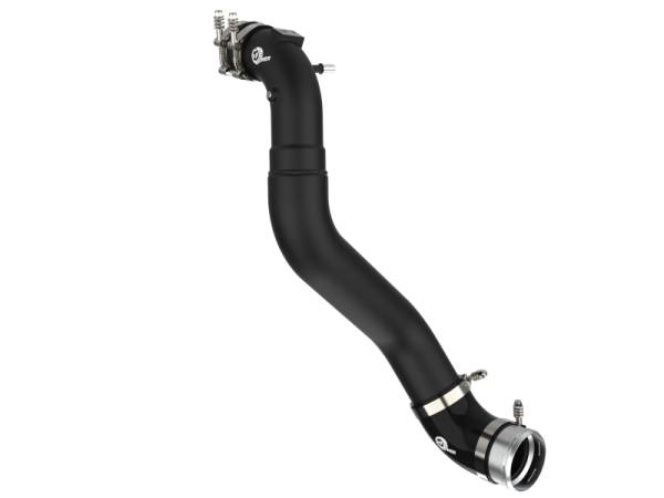 aFe - aFe 21+ Ford F-150 V6-3.5L (tt) BladeRunner 3in to 3.5in Aluminum Cold Charge Pipe Black 46-20519-B