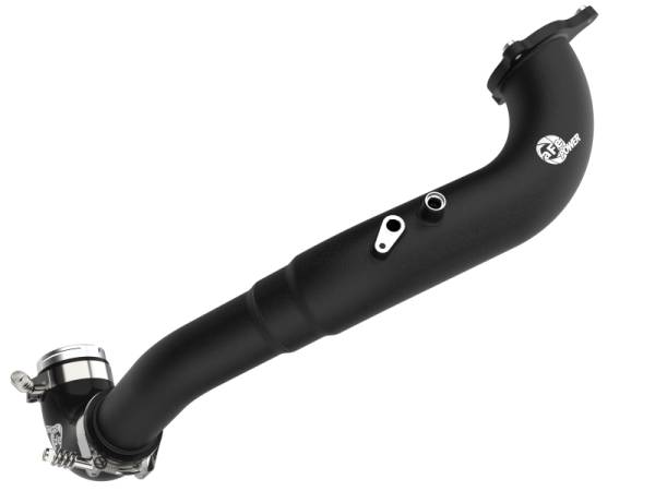 aFe - aFe 17-22 BMW 540i (G30/G31/G38) B58 L6 3.0L (t) BladeRunner 3in Aluminum Hot Charge Pipe - Black 46-20548-B