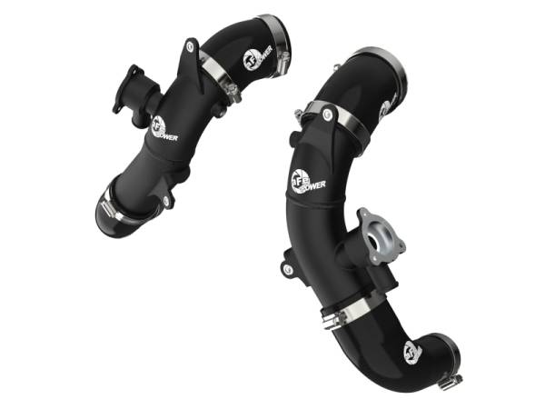aFe - aFe 2022 Toyota Tundra V6-3.5L (tt) BladeRunner 2.5in Aluminum Hot Charge Pipe - Black 46-20568-B