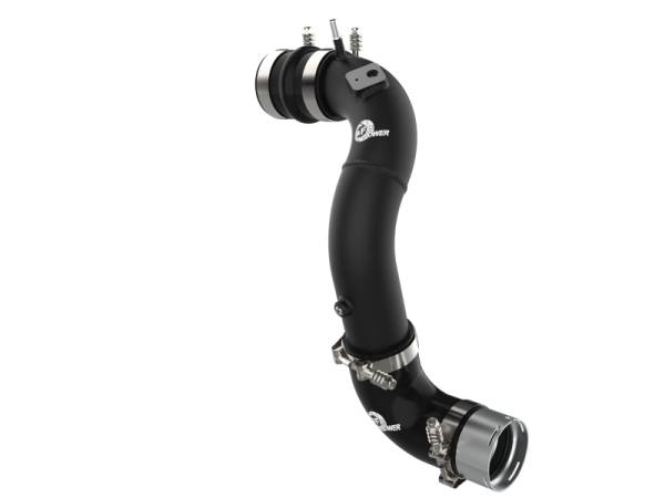 aFe - aFe Power 21-22 Ford Bronco L4-2.3L (t) BladeRunner 3in Aluminum Cold Charge Pipe Black 46-20579-B