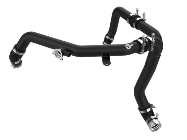 aFe - aFe 21-22 Ford Bronco V6-2.7Ltt BladeRunner Alum Hot Charge Pipe - Black 46-20588-B