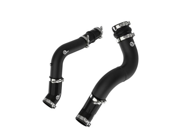 aFe - aFe BladeRunner Aluminum Hot and Cold Charge Pipe Kit Black RAM Diesel Trucks 19-23 L6-6.7L (td) 46-20614-B