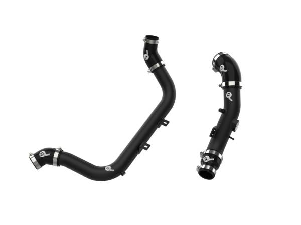 aFe - aFe BladeRunner Aluminum Hot and Cold Charge Pipe Kit Black 17-20 Hyundai Elantra GT L4-1.6L (t) 46-20634-B