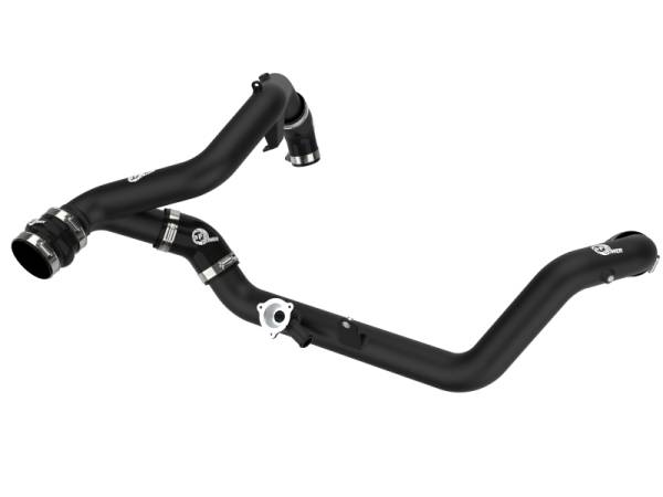 aFe - aFe Bladerunner 2-1/4 IN Aluminum Hot Charge Pipe Black 20-23 Ford Explorer/Explorer ST - Black 46-20658-B