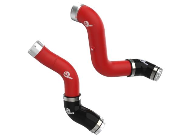 aFe - aFe 23-25 GM Colorado/Canyon L4-2.7L (t) BladeRunner Aluminum Hot & Cold Charge Pipe Kit - Red 46-20744-R