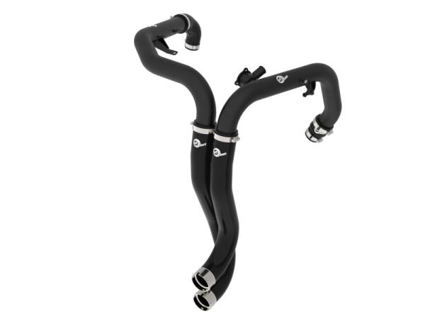 aFe - aFe 22-24 Ford Bronco Raptor BladeRunner 2-1/4in Aluminum Hot Charge Pipe Black 46-20758-B