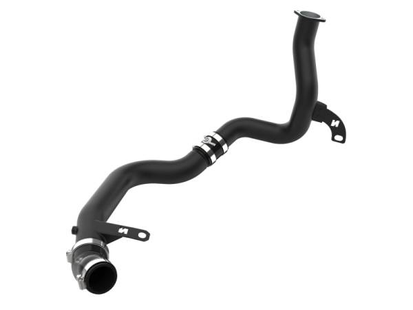 aFe - aFe 19-22 Hyundai Veloster N BladeRunner 2-1/4in to 2-1/2in Aluminum Hot Charge Pipe - Black 46-20768-B
