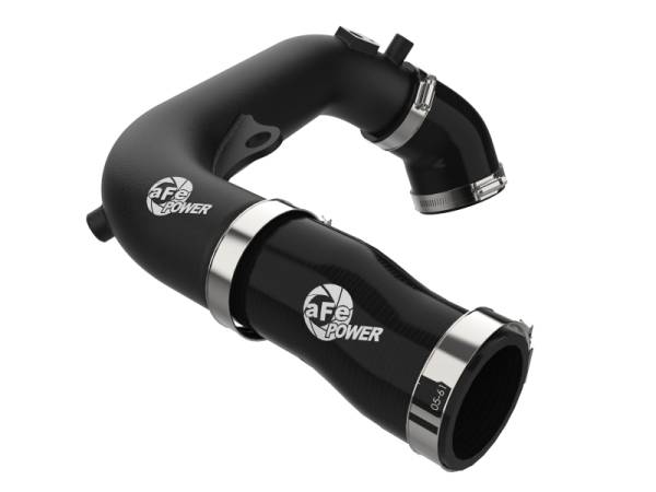 aFe - aFe 2024+ Jeep Wrangler JL L4-2.0L (t) BladeRunner 2-1/2in Aluminum Hot Charge Pipe - Black 46-20778-B