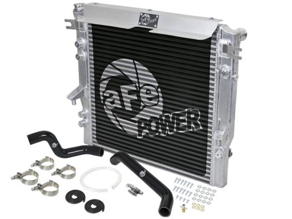 aFe - aFe BladeRunner GT Series Bar and Plate Radiator w/ Black Hoses 07-11 Jeep Wrangler (JK) V6 3.8L 46-50002-B