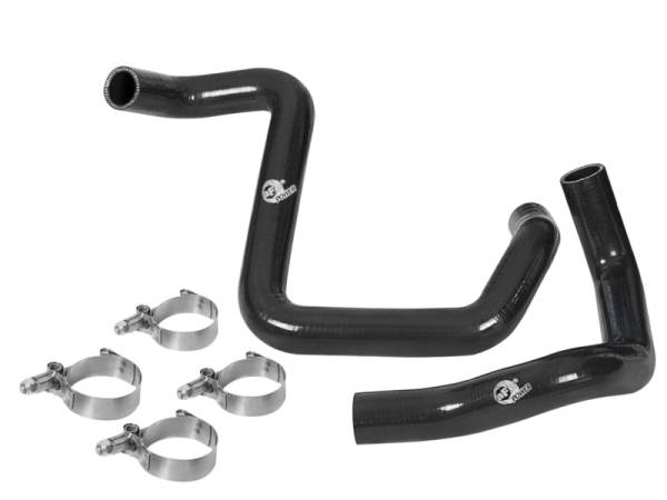 aFe - aFe BladeRunner Silicone Radiator Hose Kit 12-18 Jeep Wrangler (JK) V6 3.6L - Black 46-50014-B