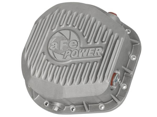 aFe - aFe Rear Differential Cover (Raw; Street Series); Ford Diesel Trucks 86-13 V8 (td) 46-70020
