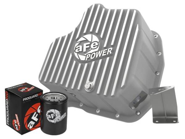 aFe - aFe POWER Engine Oil Pan GM Diesel Trucks 01-10 V8-6.6L (td) LB7/LLY/LBZ/LMM 46-71070A