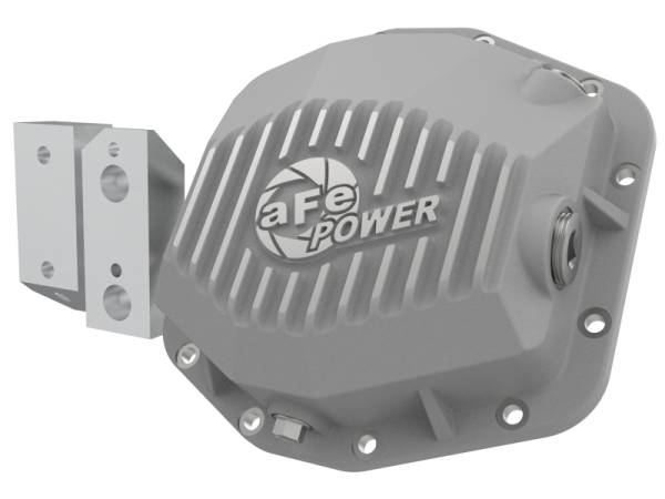 aFe - aFe Street Series Rear Differential Cover Raw w/Machined Fins 20+ Jeep Gladiator JT (Dana M220) 46-71190A
