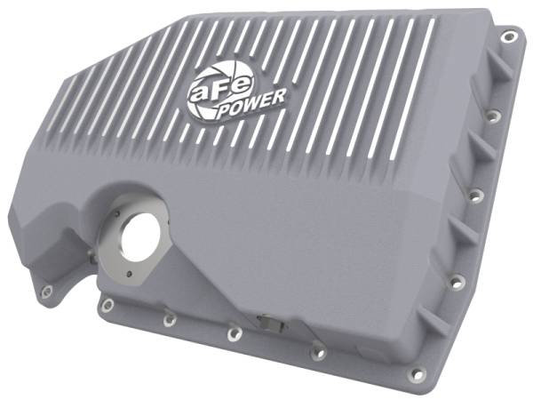 aFe - aFe 05-19 VW 1.8L/2.0L w/ Oil Sensor Engine Oil Pan Raw POWER Street Series w/ Machined Fins 46-71210A