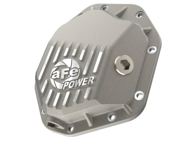 aFe - aFe 19-25 GM Trucks Front Diff Cover - Raw w/ Machined Fins 46-71430A