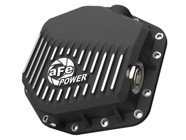 aFe - aFe Ford Bronco Raptor 22-25 V6-3.0L POWER Pro Series Rear Differential Cover Black w/ Machined Fins 46-71460B