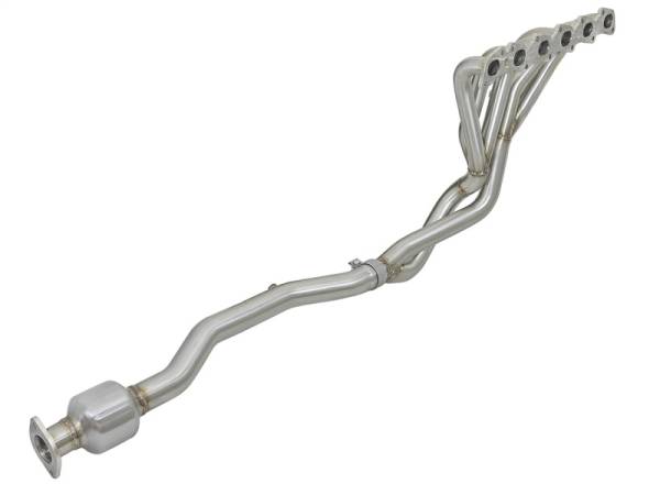 aFe - aFe Twisted Steel Long Tube Header/Connection Pipes Street Series 01-16 Nissan Patrol (Y61) V8 4.8L 48-36109-YC