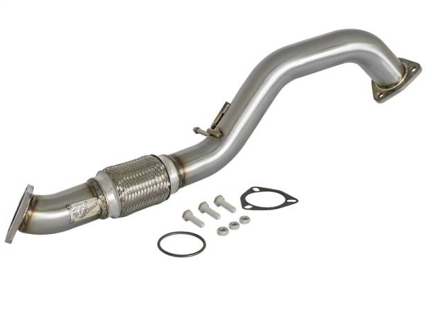 aFe - aFe Power Elite Twisted Steel 16-17 Honda Civic I4-1.5L (t) 2.5in Rear Down-Pipe Mid-Pipe 48-36605
