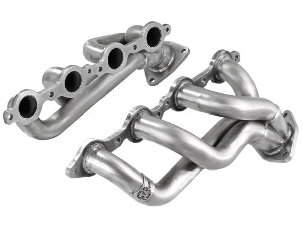 aFe - aFe Power Twisted Steel Headers 409 Stainless Steel 02-13 GM Silverado/Sierra 1500 V8 GMT800/GMT900 48-44001