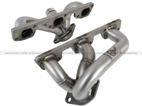 aFe - aFe Twisted Steel Header SS-409 HDR Jeep Wrangler JK 07-11 V6 3.8L 48-46203