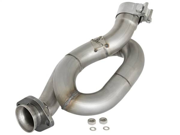 aFe - aFe POWER Twisted Steel Loop Relocation Pipe 12-18 Jeep Wrangler (JK) V6 3.6L 48-48021