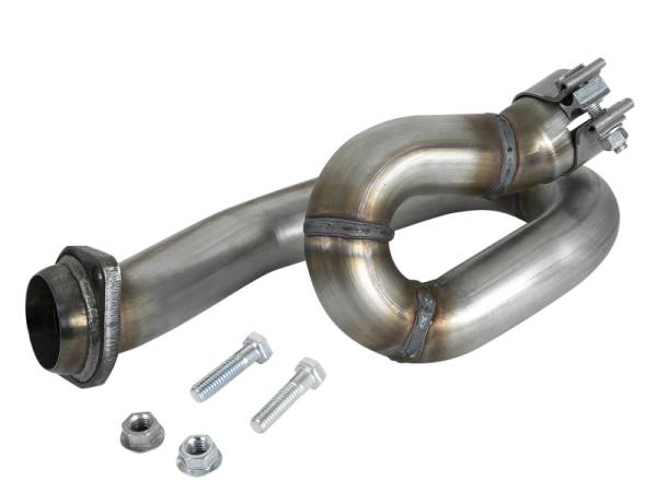 aFe - aFe POWER Twisted Steel Loop Relocation Pipe 2018 Jeep Wrangler (JL) V6-3.6L 48-48027