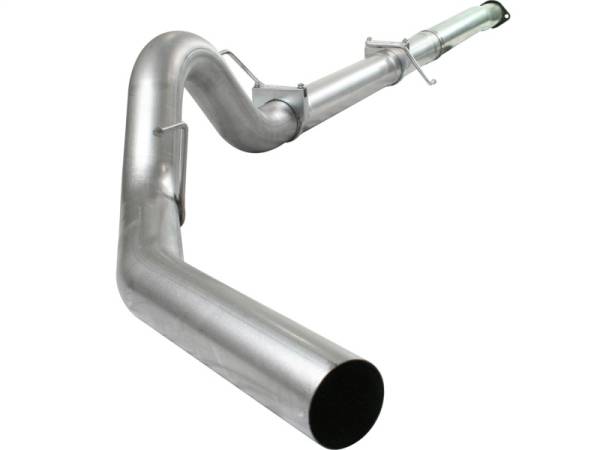 aFe - aFe Atlas Exhaust 4in Aluminized Cat-Back No Muffler/No Tip 11-13 Ford F-150 EcoBoost V6 3.5L (tt) 49-03041NM