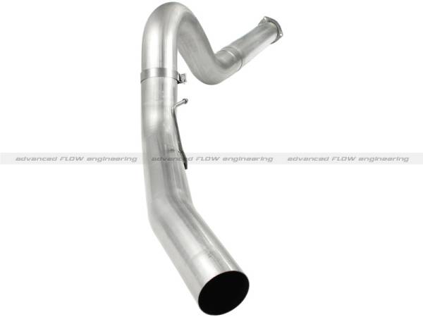 aFe - aFe Atlas 5in DPF-Back Aluminized Steel Exh Sys, Ford Diesel Trucks 11-14 v8-6.7L (td) No tip 49-03055