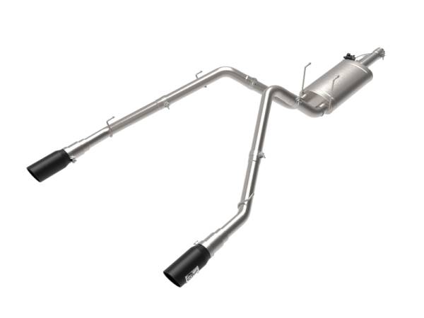 aFe - aFe 09-18 Ram 1500 V8 5.7L Hemi Gemini XV 3in 304 SS Cat-Back Exhaust w/ Black Tips 49-32083-B