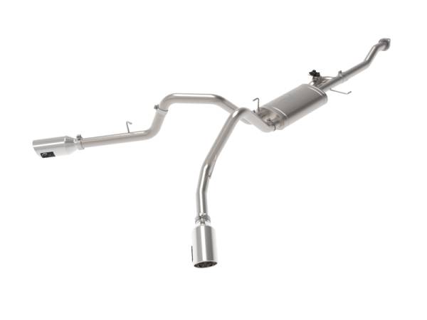 aFe - aFe Gemini XV 3in 304 SS Cat-Back Exhaust 15-20 Ford F-150 V6 2.7L/3.5 w/ Polished Tips 49-33123-P