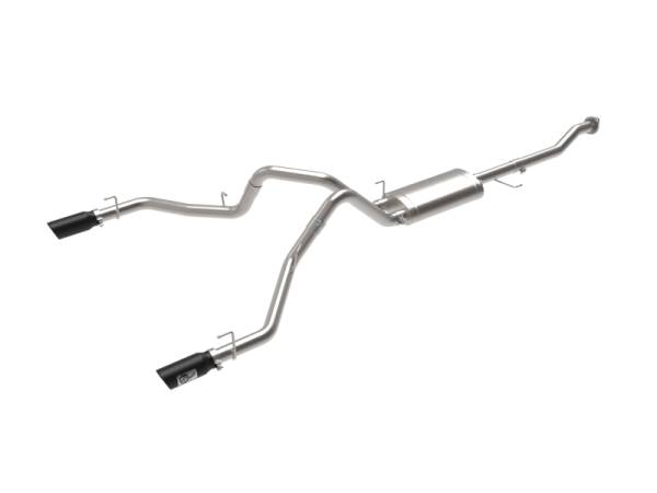 aFe - aFe Vulcan Series 3in 304SS Cat-Back w/ Black Tips 15-20 Ford F-150 V6 2.7L/35L(tt) / V8 5.0L 49-33130-B