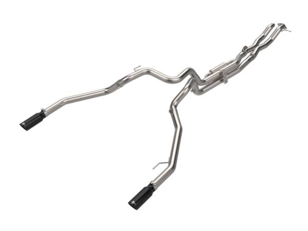 aFe - aFe Vulcan Series 3in 304SS Cat-Back Exhaust 24-25 Ford Ranger Raptor V6-3.0L (tt) w/ Black Tips 49-33152-B