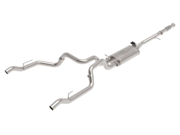 aFe - aFe Gemini XV 3in 304 SS Cat-Back Exhaust w/ Cutout 19-21 GM Silverado/Sierra 1500 V8 49-34138