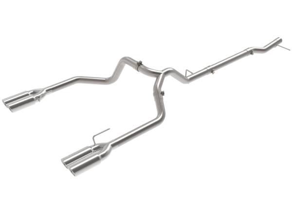 aFe - aFe GM Trucks 23-24 L6-3.0L (td) LZ0 Vulcan Series 3in 304 SS DPF-Back Exhaust System w/Polished Tip 49-34146-P