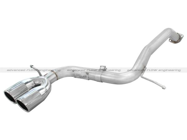 aFe - aFe Takeda Exhaust Axle-Back 08-14 Scion xB L4 2.4L 304SS Polished Dual Tips Exhaust 49-36018