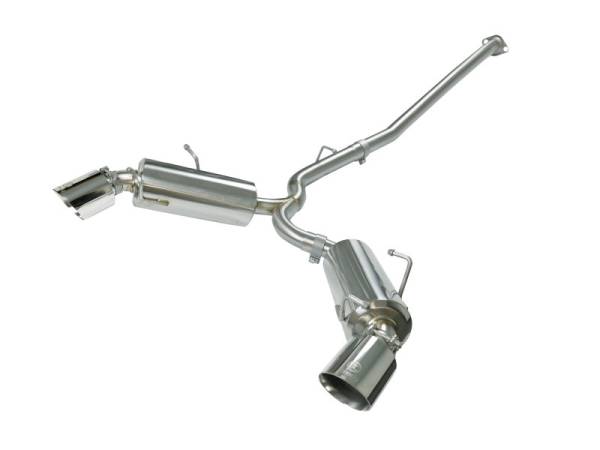 aFe - aFe Takeda 17-20 BRZ/FRS/86 2.5in 304 Stainless Steel Cat-Back Exhaust 49-36023-1P