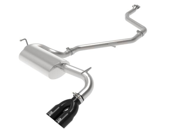 aFe - aFe POWER Takeda 2in to 2-1 304 SS Cat-Back Exhaust w/ Black Tips 11-17 Lexus CT200h 1.8L 49-36047-B