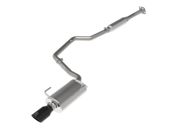 aFe - aFe POWER Takeda 12-16 Subaru Impreza 2.0L 2.5in 304SS CB Exhaust w/ Black Tips 49-36052-B