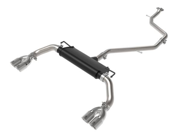 aFe - aFe 19-21 Lexus UX200 Takeda 2in - 2.5in. 304 SS Cat-Back Exhaust System w/ Polished Tip 49-36054-P