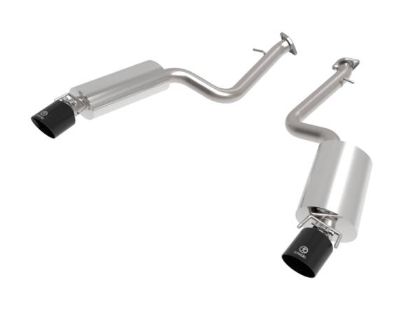 aFe - aFe Takeda 14-22 Lexus IS350 V6 2.5in. 304 Stainless Steel Axle-Back Exhaust System w/ Black Tip 49-36060-B