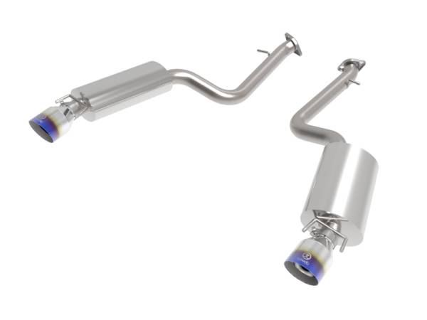 aFe - aFe Lexus IS350 14-22 V6-3.5L Takeda Axle-Back Exhaust System- Blue Tip 49-36060-L